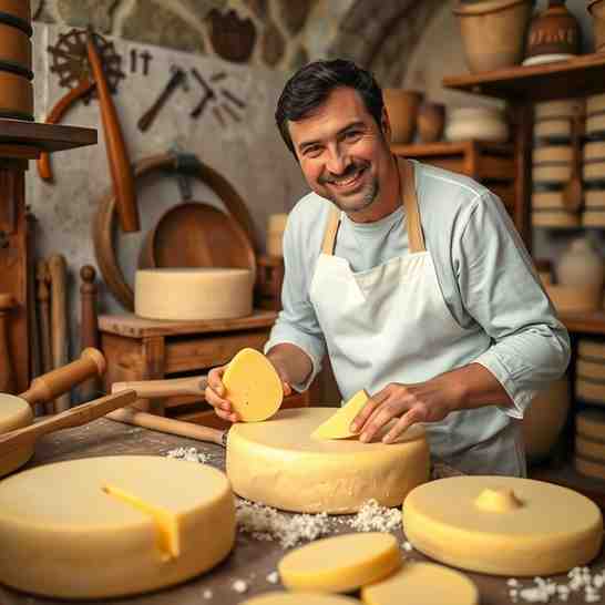 Caciocavallo Cheese Making Process